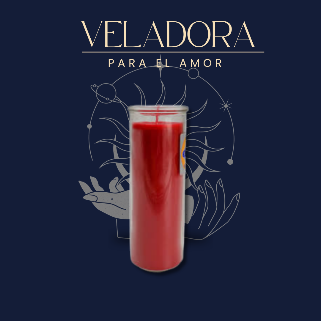 Veladora para el Amor, ritualizada en altar por Bethsotérica