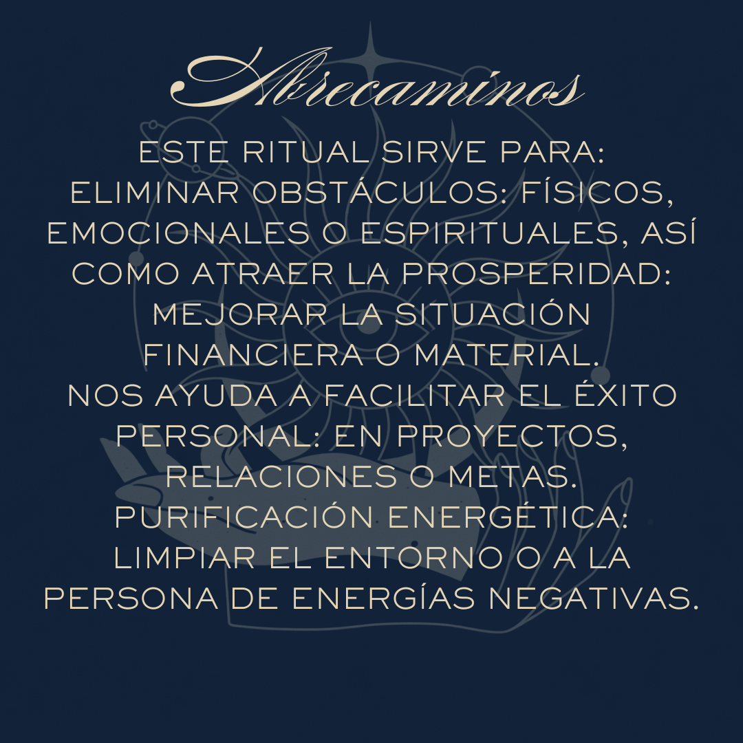 Ritual Abrecaminos de Bethsotérica para quitar obstáculos y atraer prosperidad