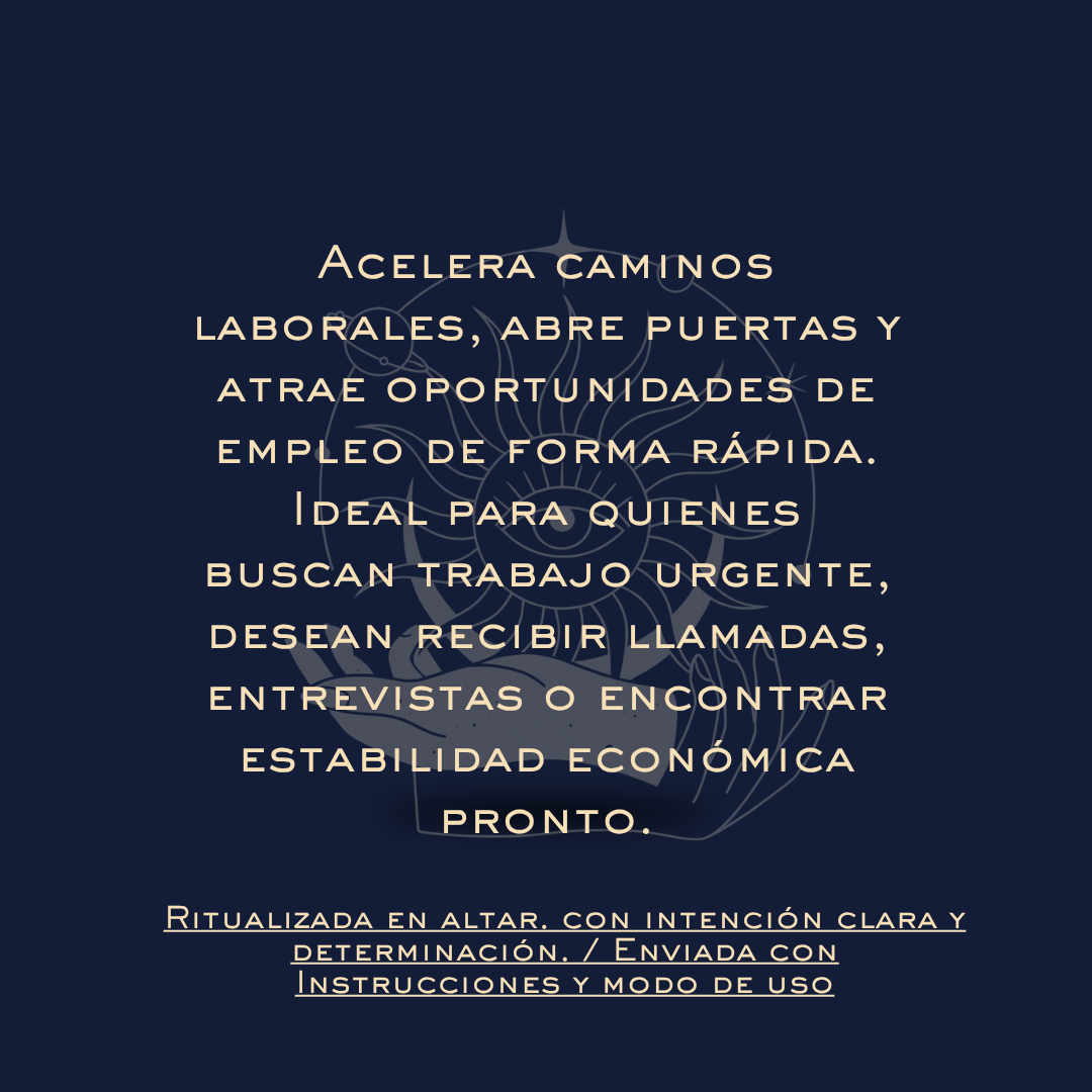 Veladora Quiero Trabajo Pronto de Bethsotérica para conseguir empleo urgente
