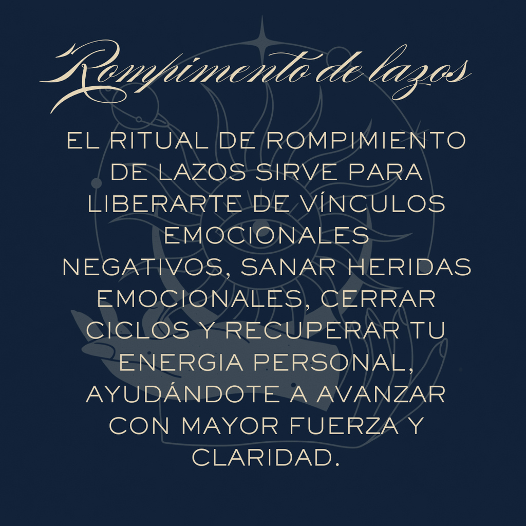 Ritual de Rompimiento de Lazos de Bethsotérica para liberar vínculos y recuperar tu energía