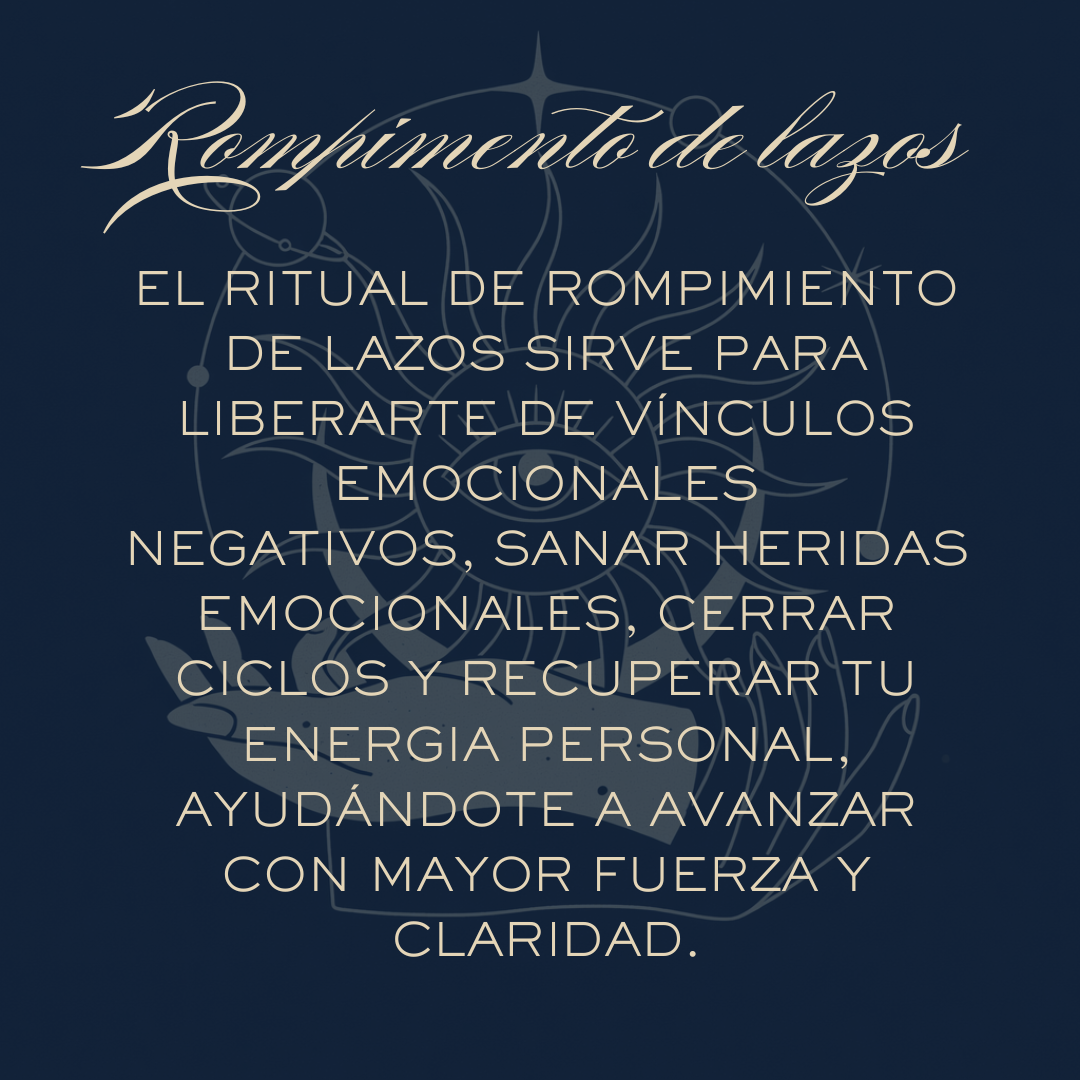 Ritual de Rompimiento de Lazos de Bethsotérica para liberar vínculos y recuperar tu energía