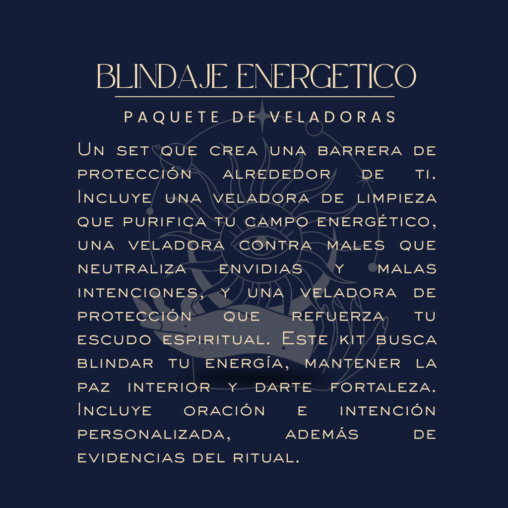 Kit Blindaje Energético de Bethsotérica contra envidias y energías densas