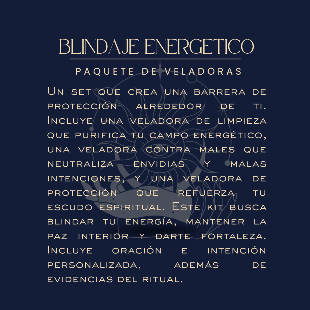 Kit Blindaje Energético de Bethsotérica contra envidias y energías densas