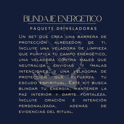 Kit Blindaje Energético de Bethsotérica contra envidias y energías densas