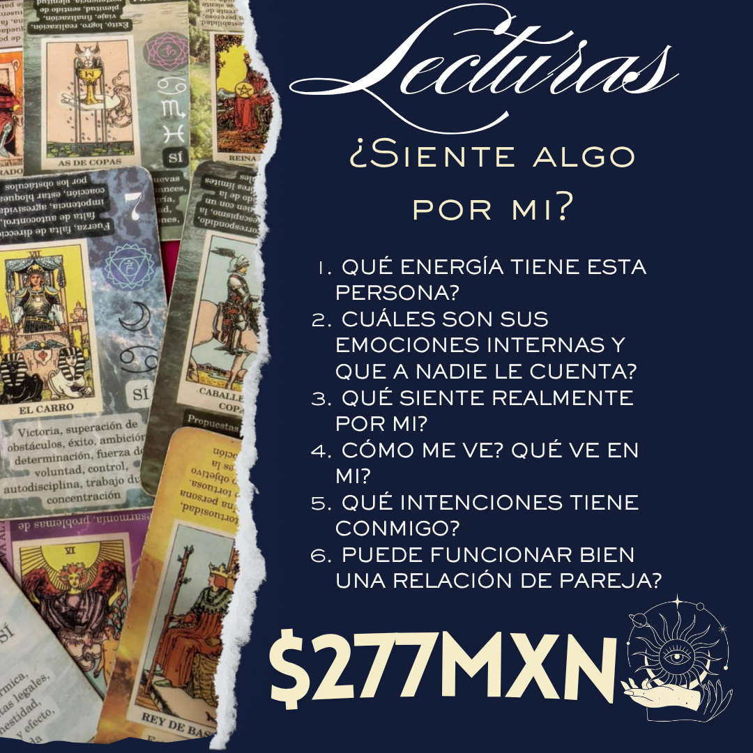 Lectura de tarot ¿Siente algo por mí? de Bethsotérica