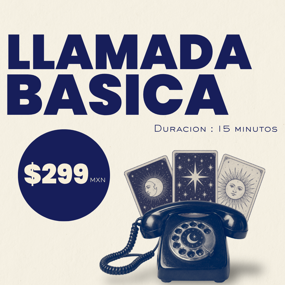 Llamada de Tarot Básica de Bethsotérica, consulta personalizada