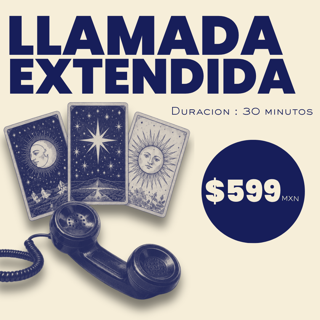 Llamada de Tarot Extendida de Bethsotérica, consulta amplia