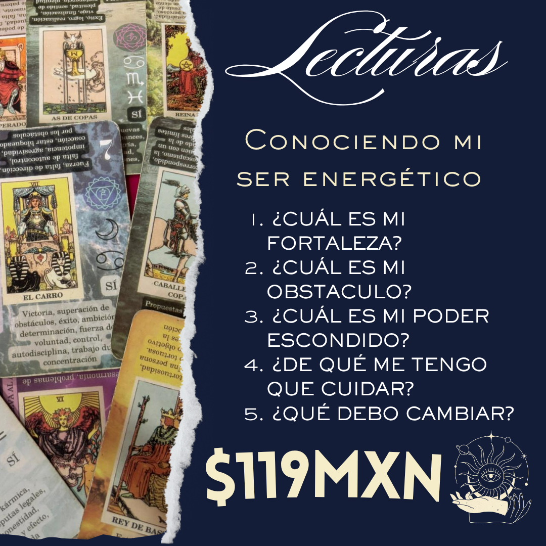 Lectura de tarot Conociendo mi ser energético de Bethsotérica