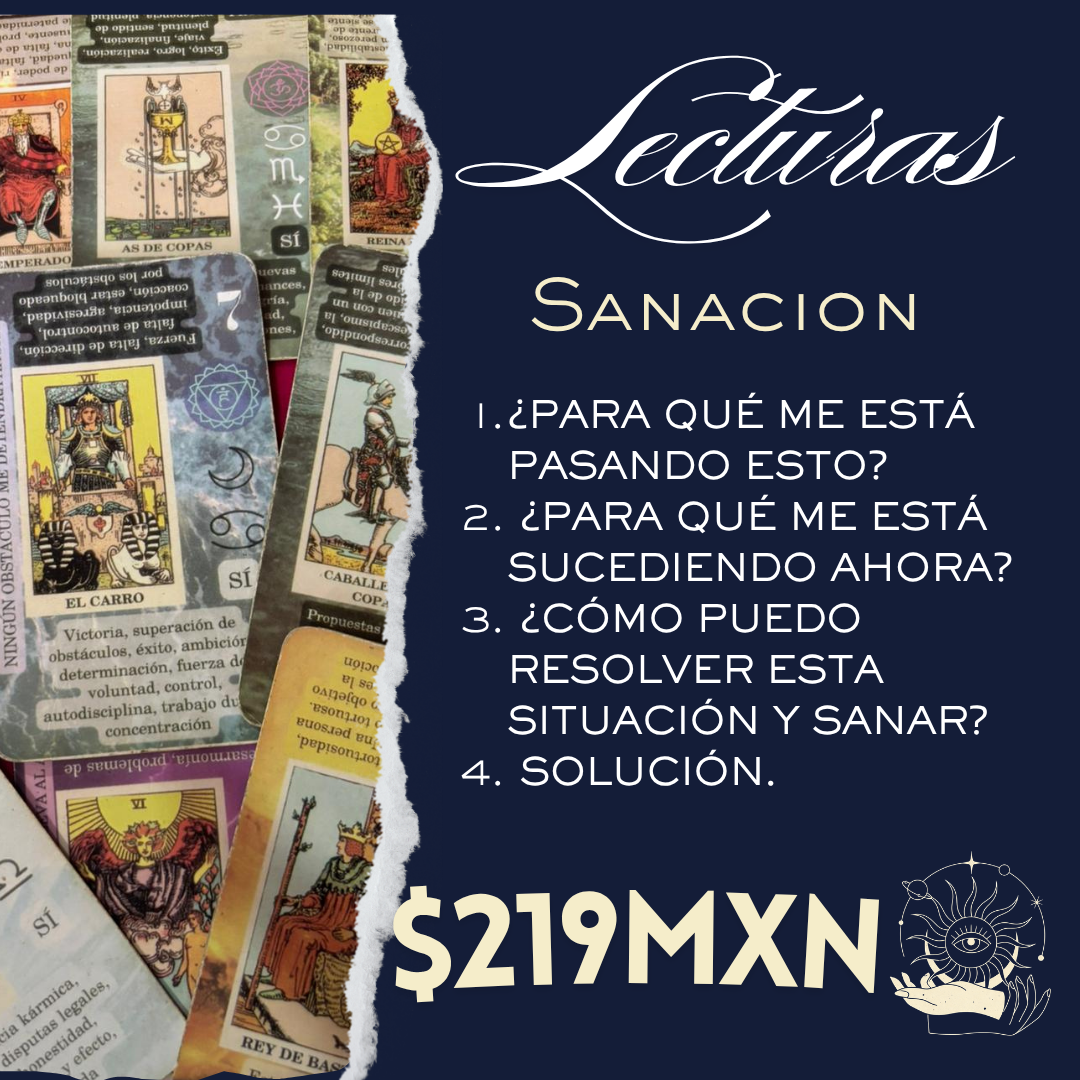 Lectura de tarot de Sanación de Bethsotérica